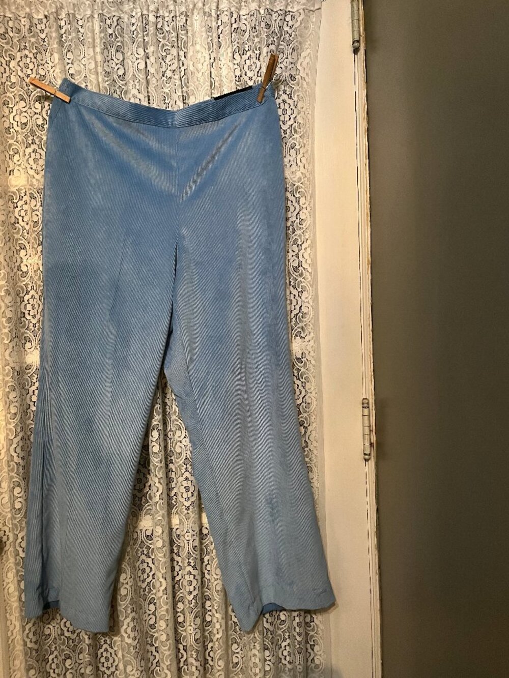 Alfred Dunner Blue Corduroy Slacks